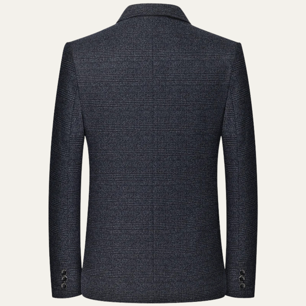 Men's Plaid Blazer Jacket Checkered Wool