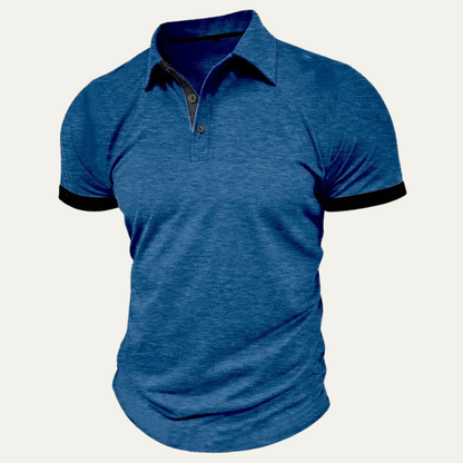 Men's Slim Fit Polo Shirt Cotton Casual Summer