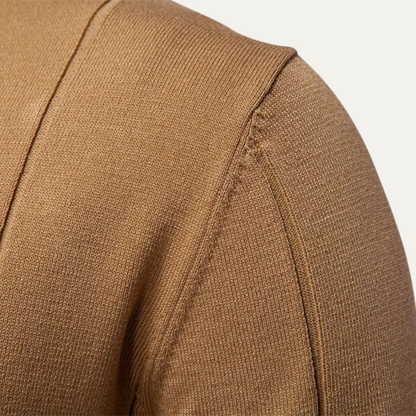 Men's Slim Fit Polo Shirt Zip Up