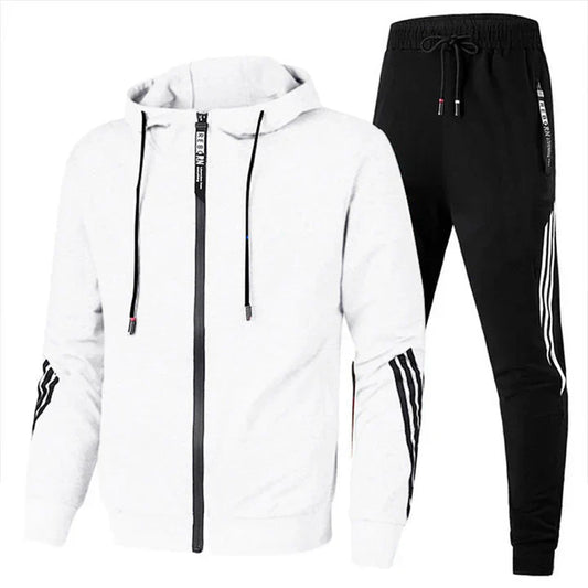 Men's Wool Sport Tracksuit - Fashinoza