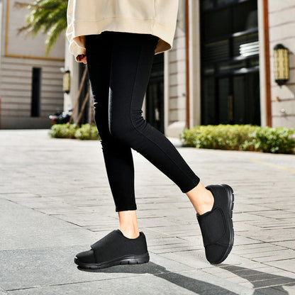Orthopedic Diabetic Walking Shoes for Women with Wide Width and Adjustable Strap