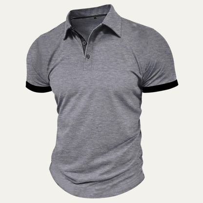 Men's Slim Fit Polo Shirt Cotton Casual Summer