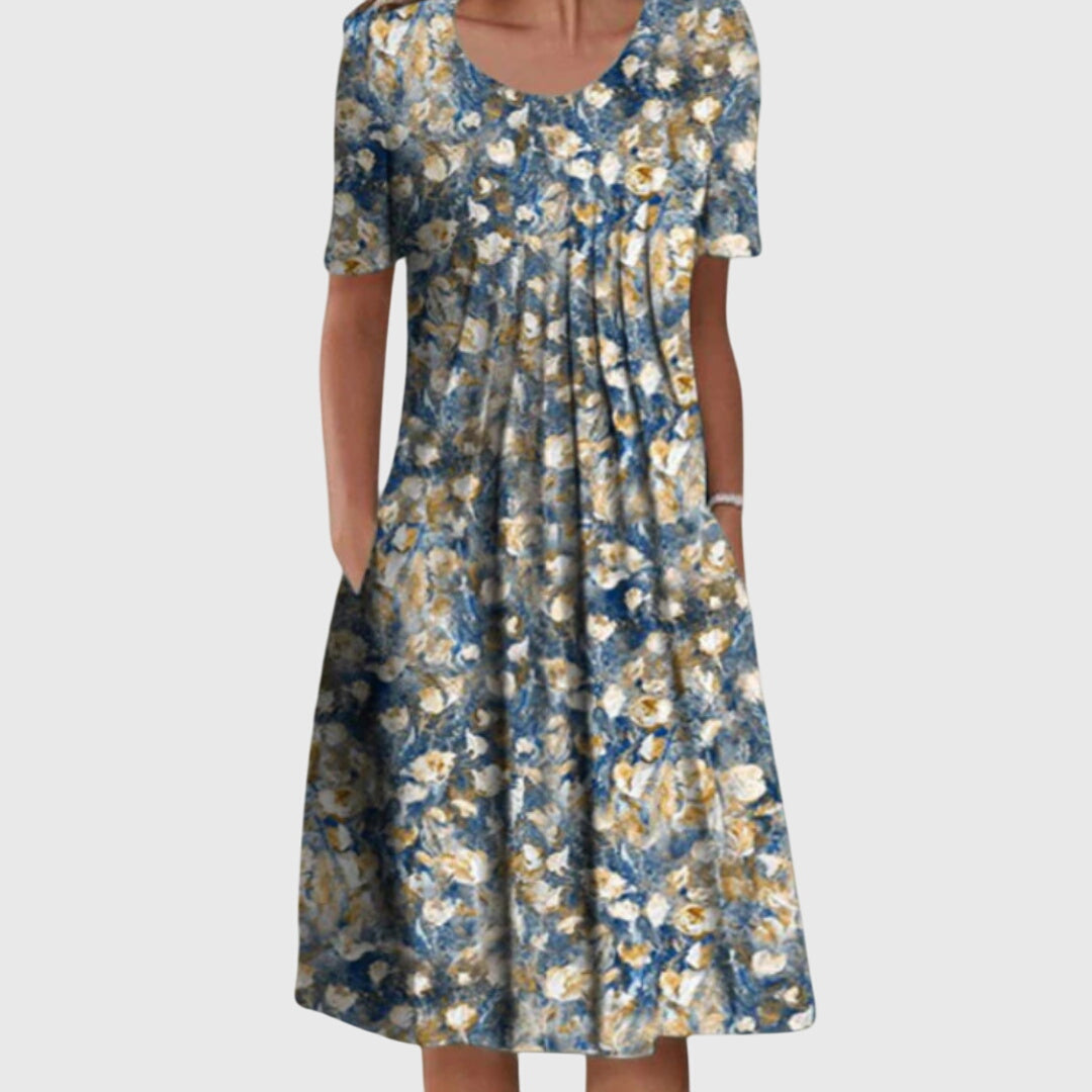 Sleeveless Textured Midi Dress for Elegant Everyday Wear