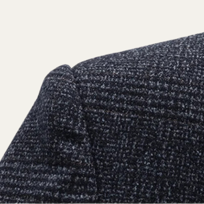 Men's Plaid Blazer Jacket Checkered Wool