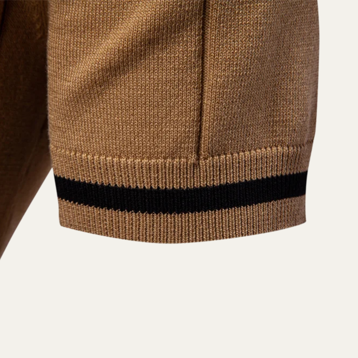 Men's Slim Fit Polo Shirt Zip Up