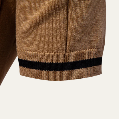 Men's Slim Fit Polo Shirt Zip Up