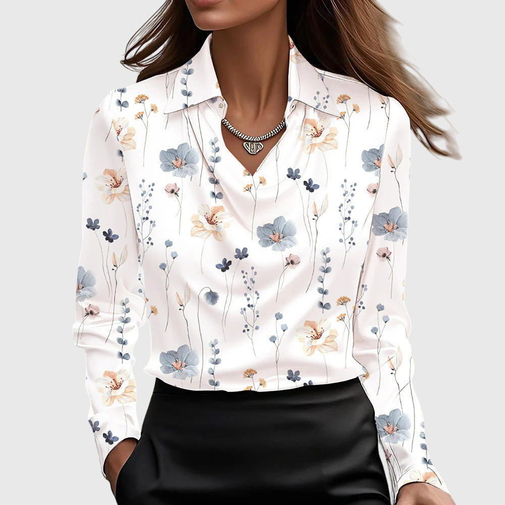 Daisy | Women’s Cowl Neck Long Sleeve Top