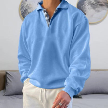 Men's Crew Neck Sweater Comfortable Classic Style