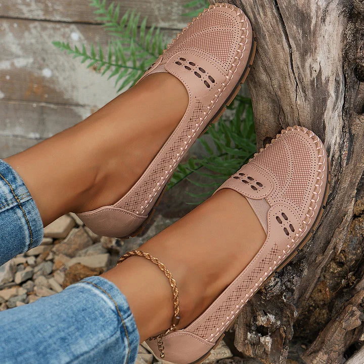 Women's Flat Loafers Slip-On Rounded Toe