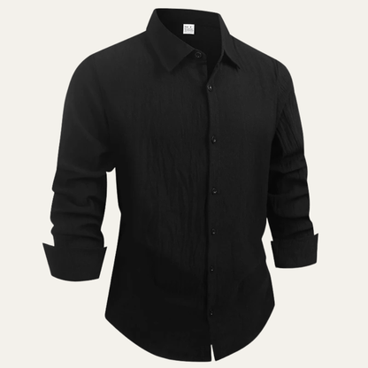 Men's Linen Cotton Dress Shirt