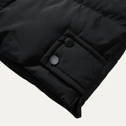Men's Long Down Parka Warm Hooded Jacket