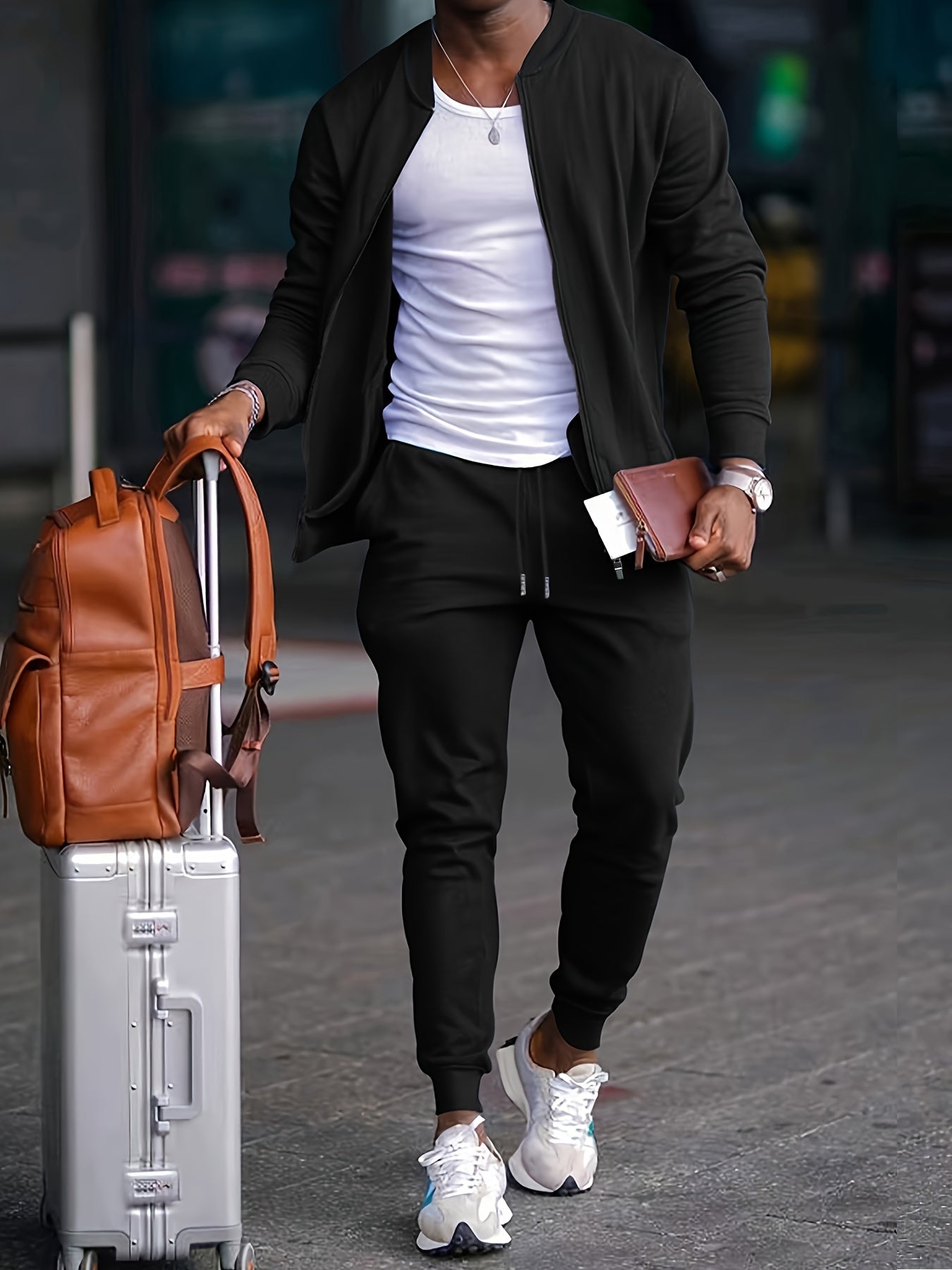 Benjamin | Herren Freizeit-Jogger-Trainingsanzug-Set