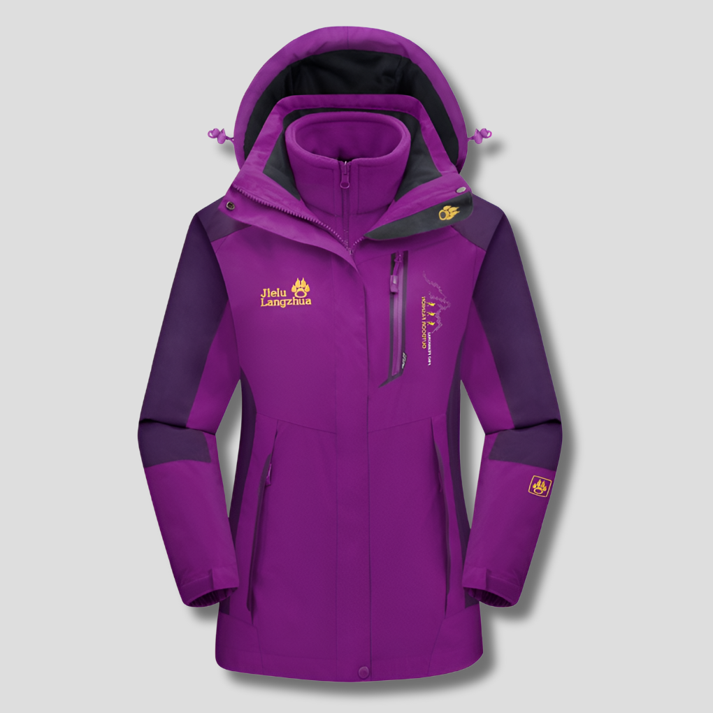 3-In-1 Waterproof Ski Jacket Winter