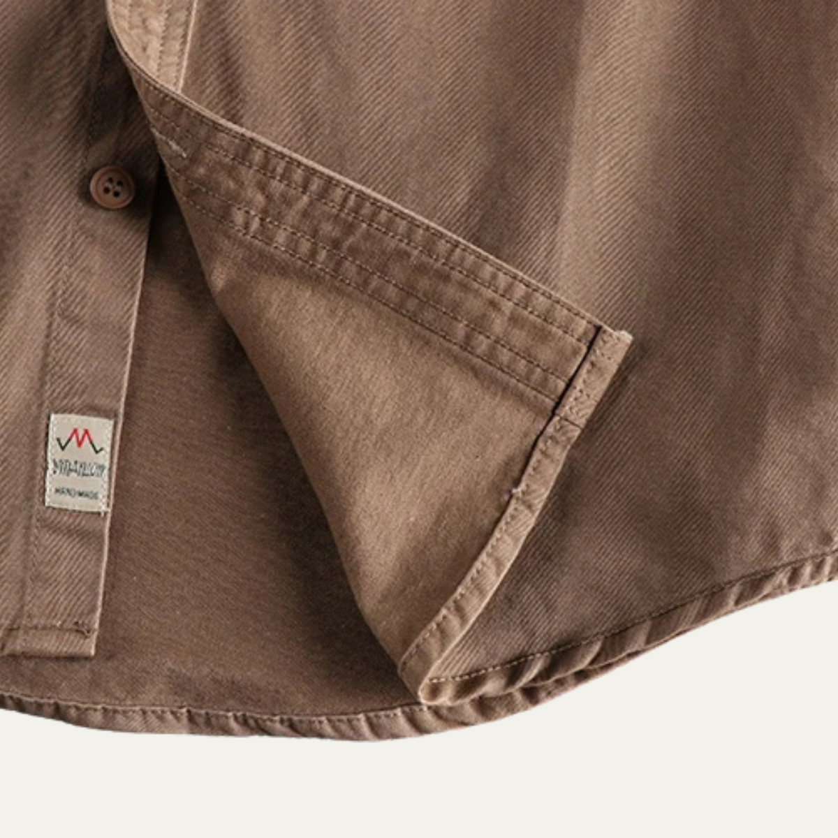 Men's Utility Shirt Jacket Vintage Washed Cotton Casual
