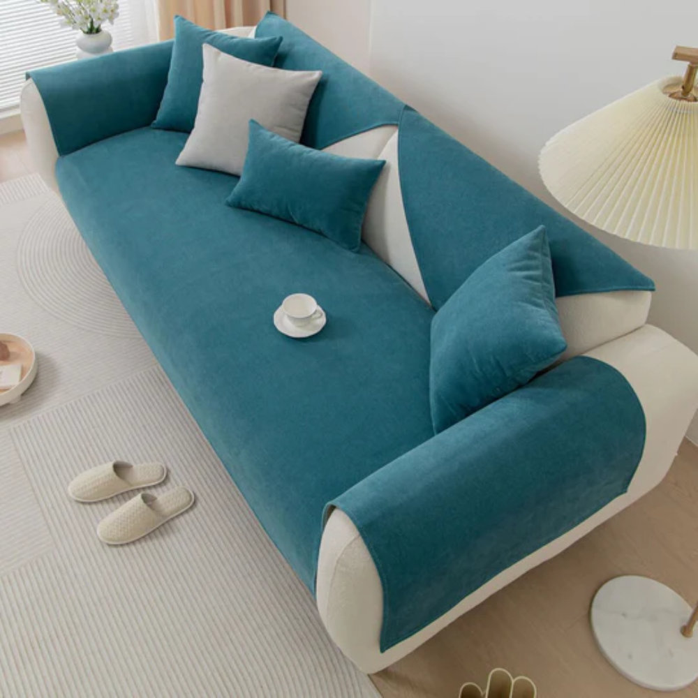 Linen Sectional Sofa Slipcover