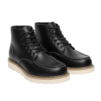 Winter Leather Men Boots Warm Mens Snow Boots Waterproof Male Ankle Boots