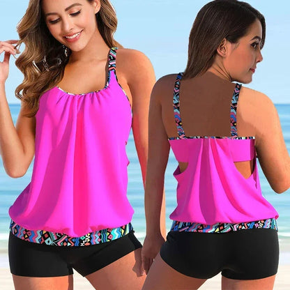 Women's Floral Print Bikini Swimwear Set