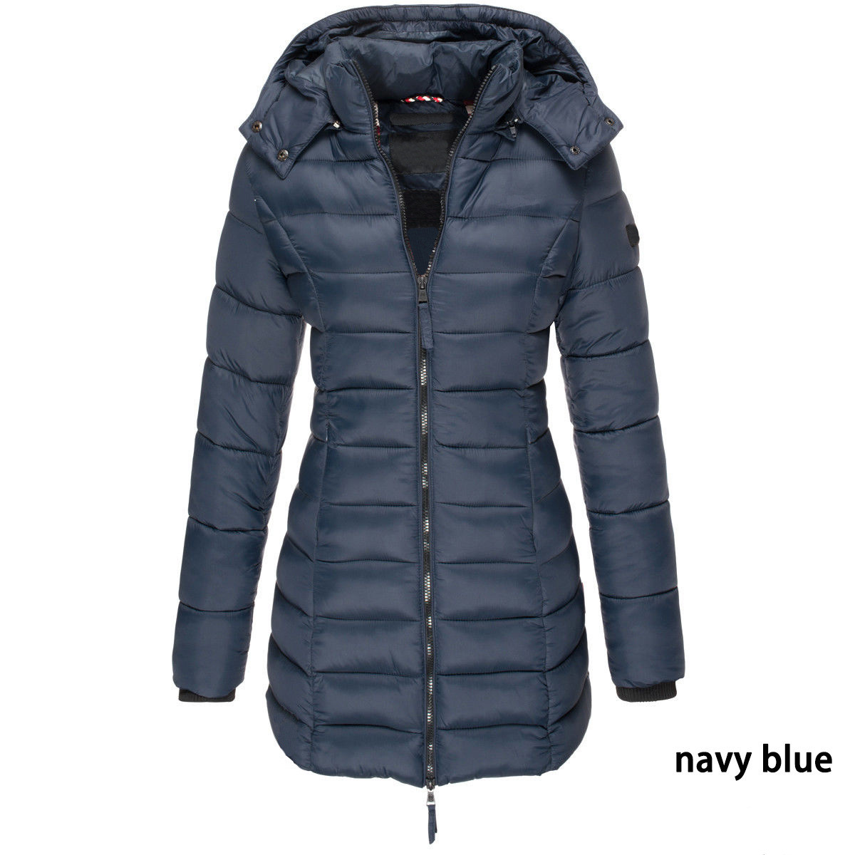 Long Quilted Winter Puffer Coat for Women