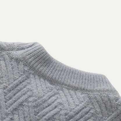Men's Soft O Neck Warm Knitted Sweater