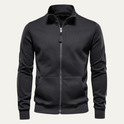 Men's Casual Zip Up Jacket Lightweight - Fashinoza