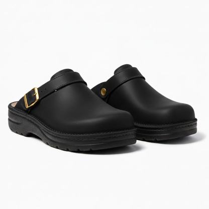 New Men's and Women's PU Leather Summer Slippers Vintage Soft Bottom Slip-on Beach Sandals