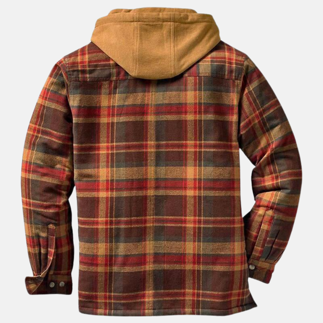 Christian | Men’s Quilted Flannel Shirt Jacket