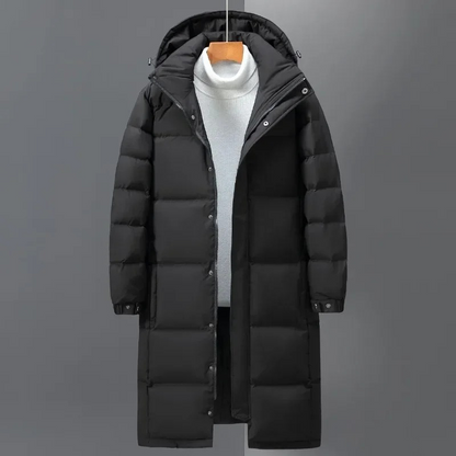 Leo| Men Winter Hooded Long Puffer Coat