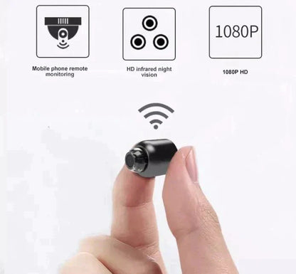 Compact Wi-Fi Security Camera With Night Vision