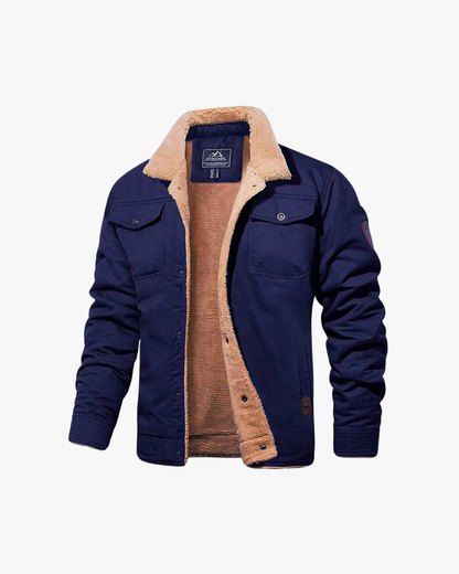 Men’s Sherpa-Lined Bomber Jacket