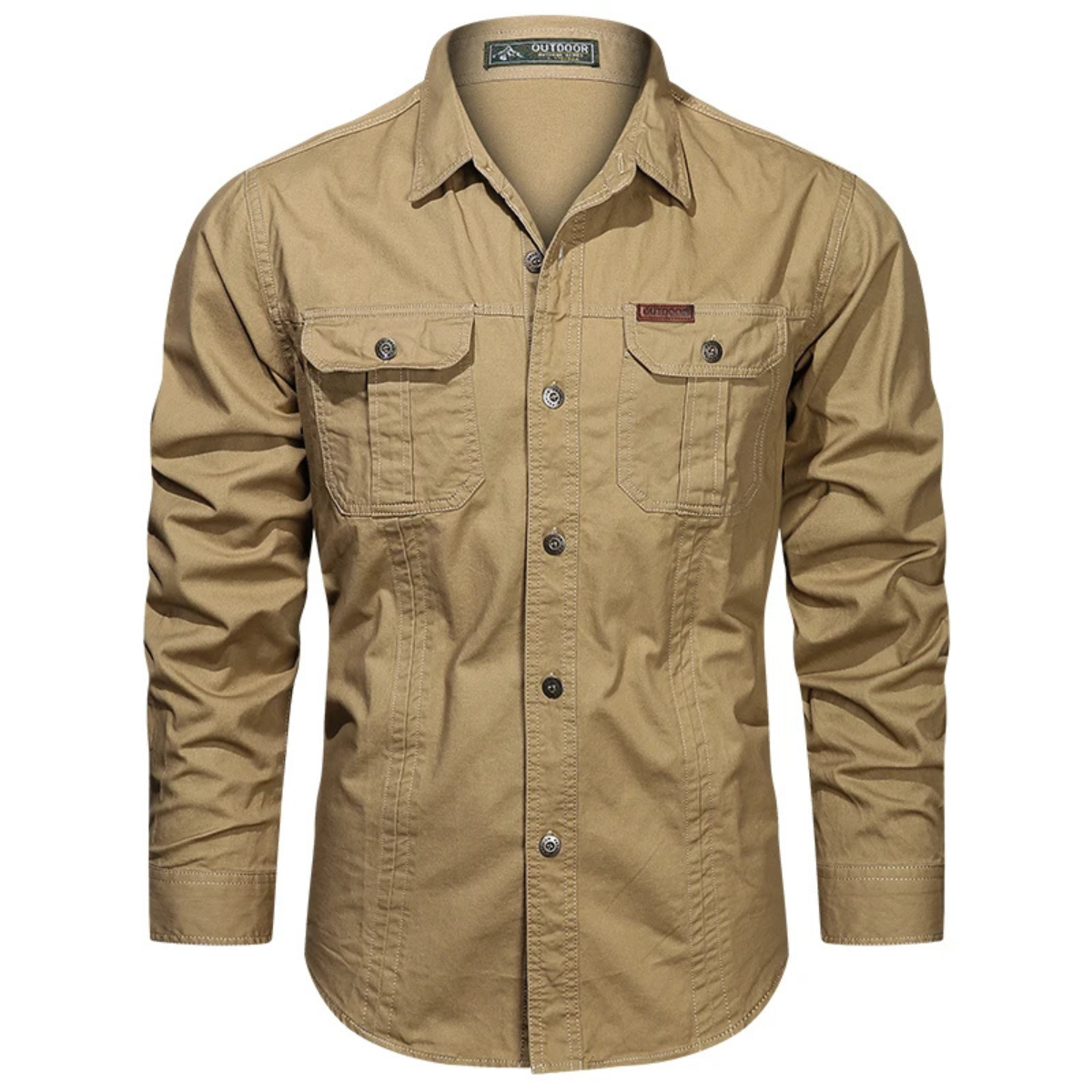 Men's Cotton Cargo Shirt