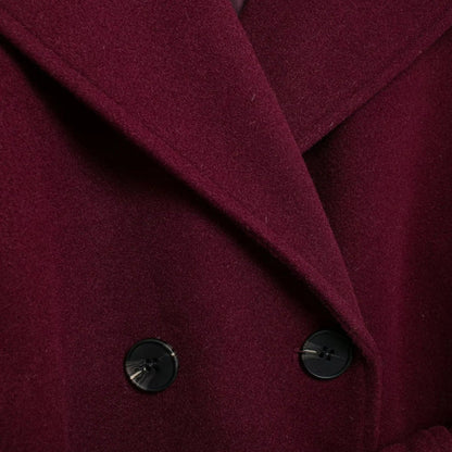 Women's Double Breasted Belted Long Coat