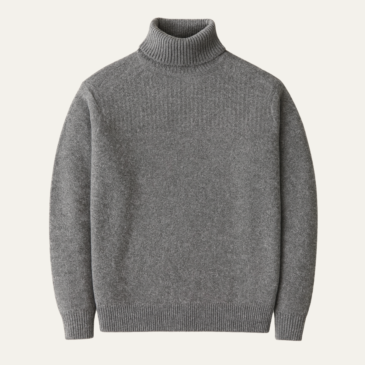 Men's Warm Turtleneck Knit Sweater - Fashinoza