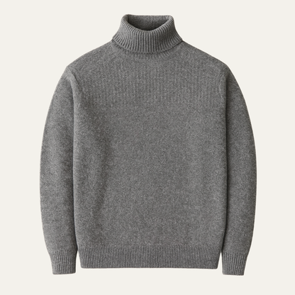 Men's Warm Turtleneck Knit Sweater - Fashinoza