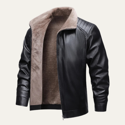 Men's Thick Fleece Lined Zip Jacket