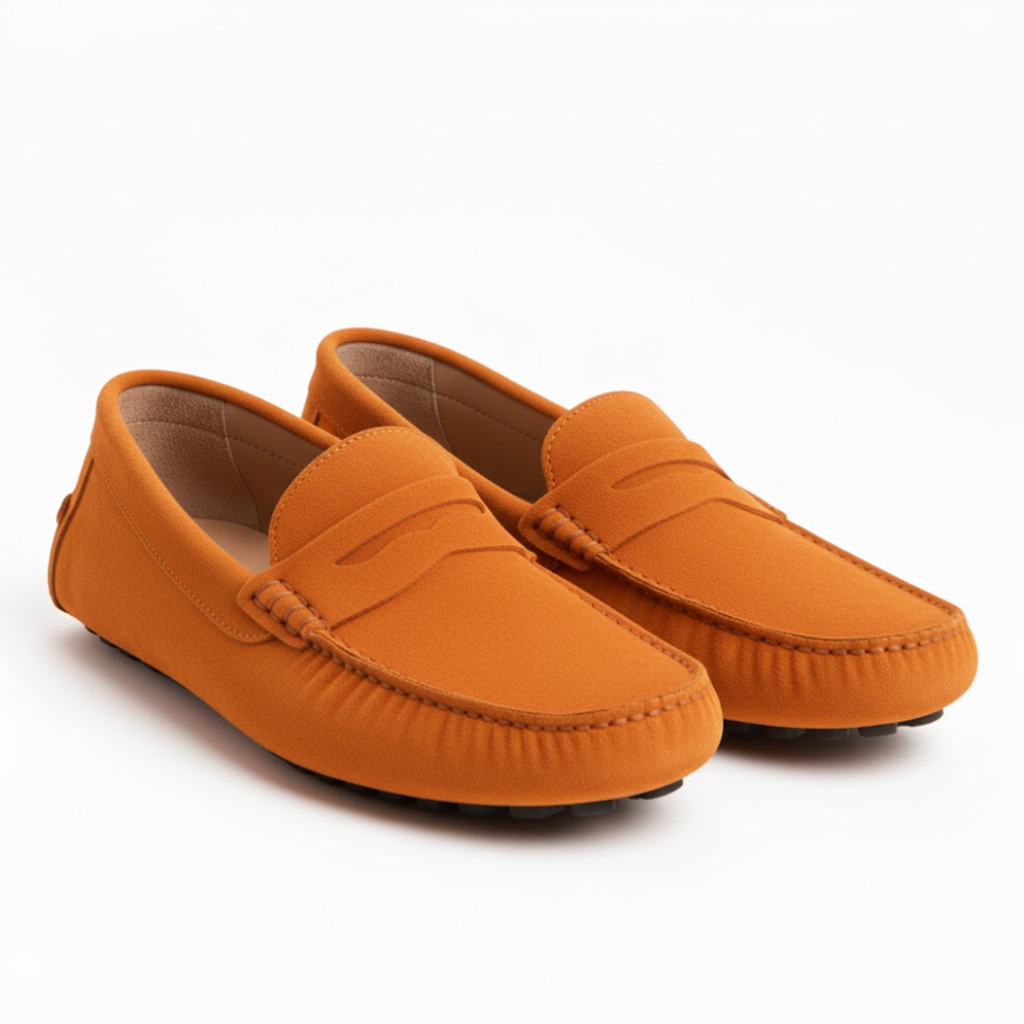 Men's Premium Genuine Leather Slip-On Loafers Classic Handcrafted Driving Moccasins
