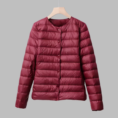 Portable Puffer Jacket Water Resistant Black
