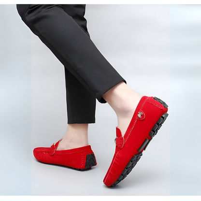 Men's Suede Slip On Loafers