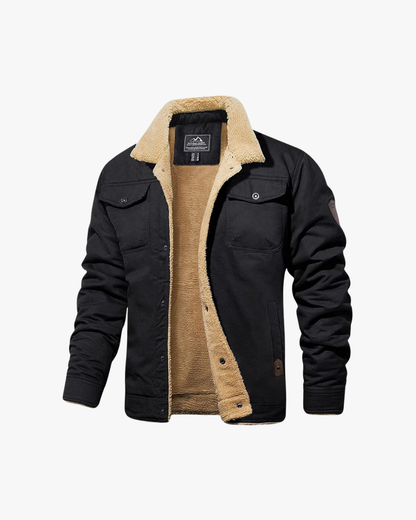 Men’s Sherpa-Lined Bomber Jacket