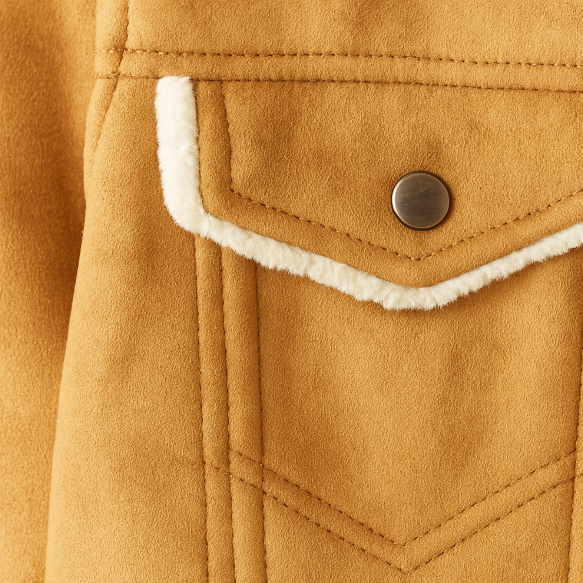 Men's Vintage Leather Shearling Jacket