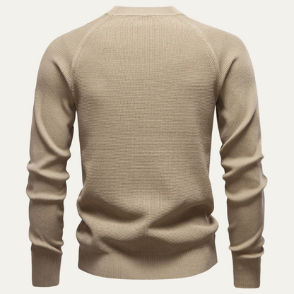 Men's Knitted Crew Neck Sweater