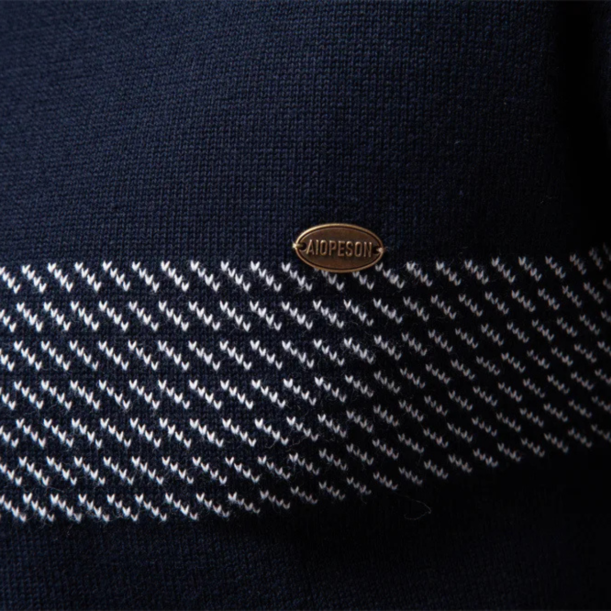 Mens Knit Sweater Half Zip Business Casual