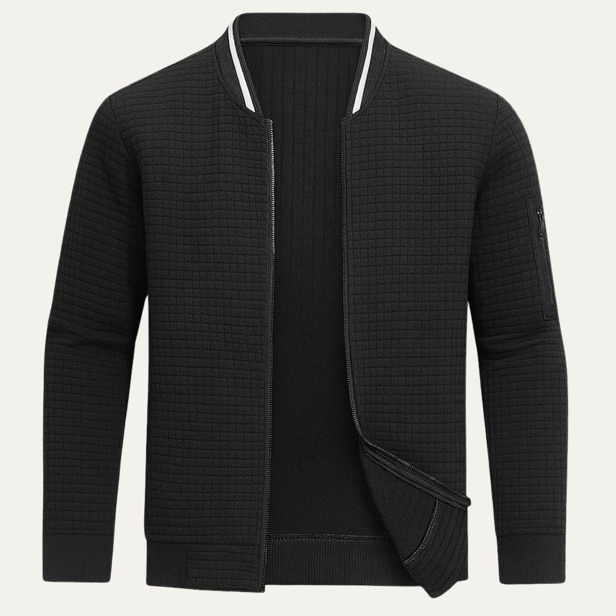 Oakshade Quilted Jacket Casual Zip Up Coat - Fashinoza