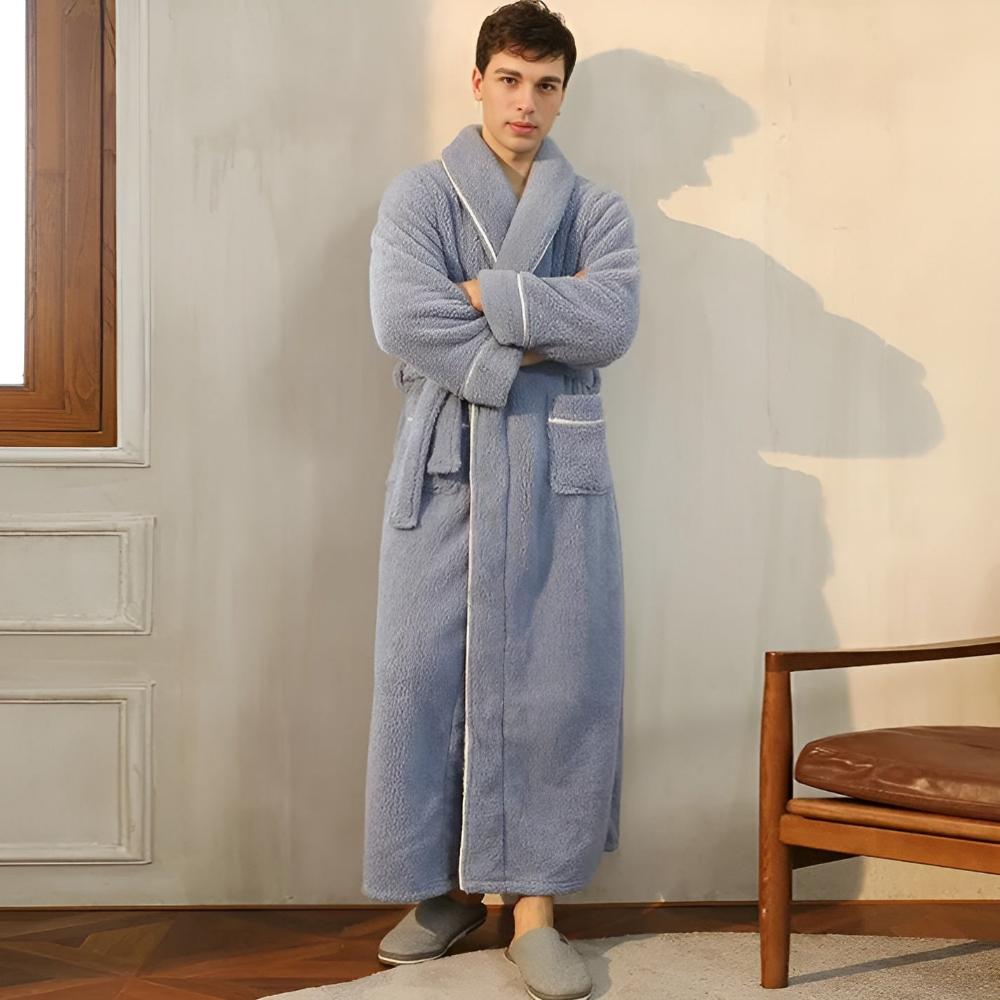 Luxe Fleece Bathrobe Soft Warm Comfortable