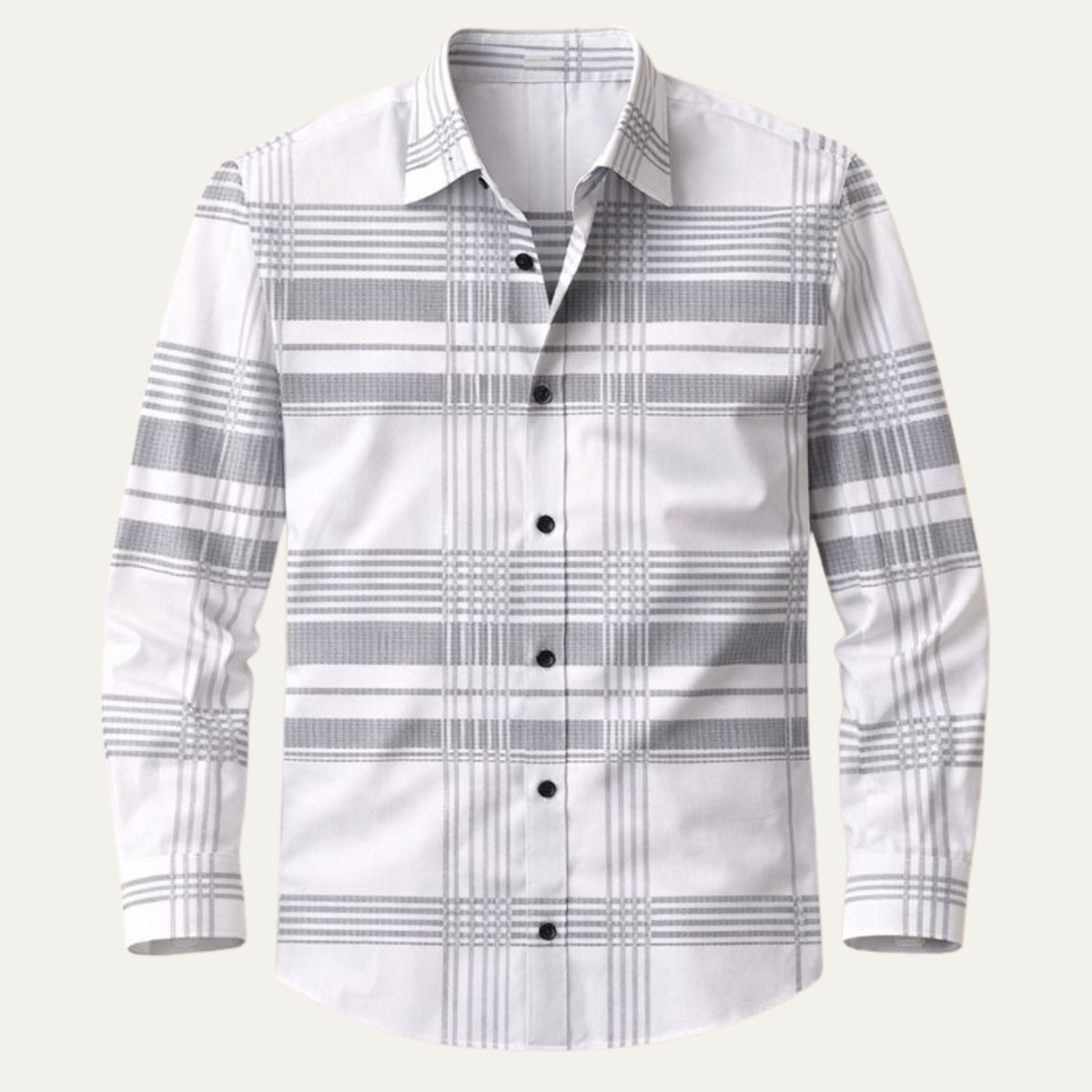 Men's Plaid Button Down Casual Shirt - Fashinoza