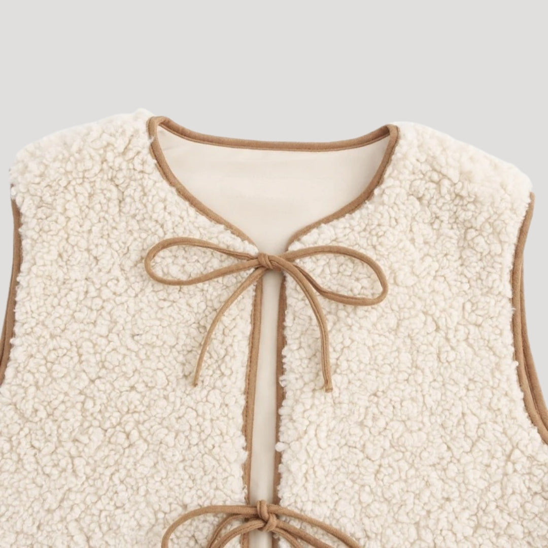 Isabella | Women’s Spring Bow Front Women Vest