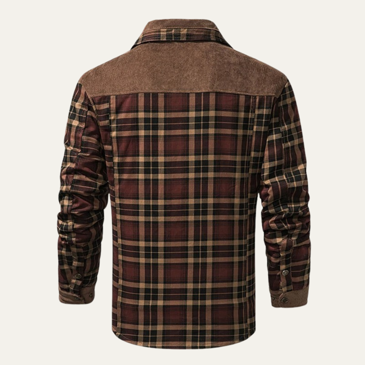 Men's Flannel Jacket Fleece Lined Plaid