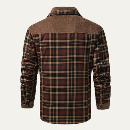 Men's Flannel Jacket Fleece Lined Plaid