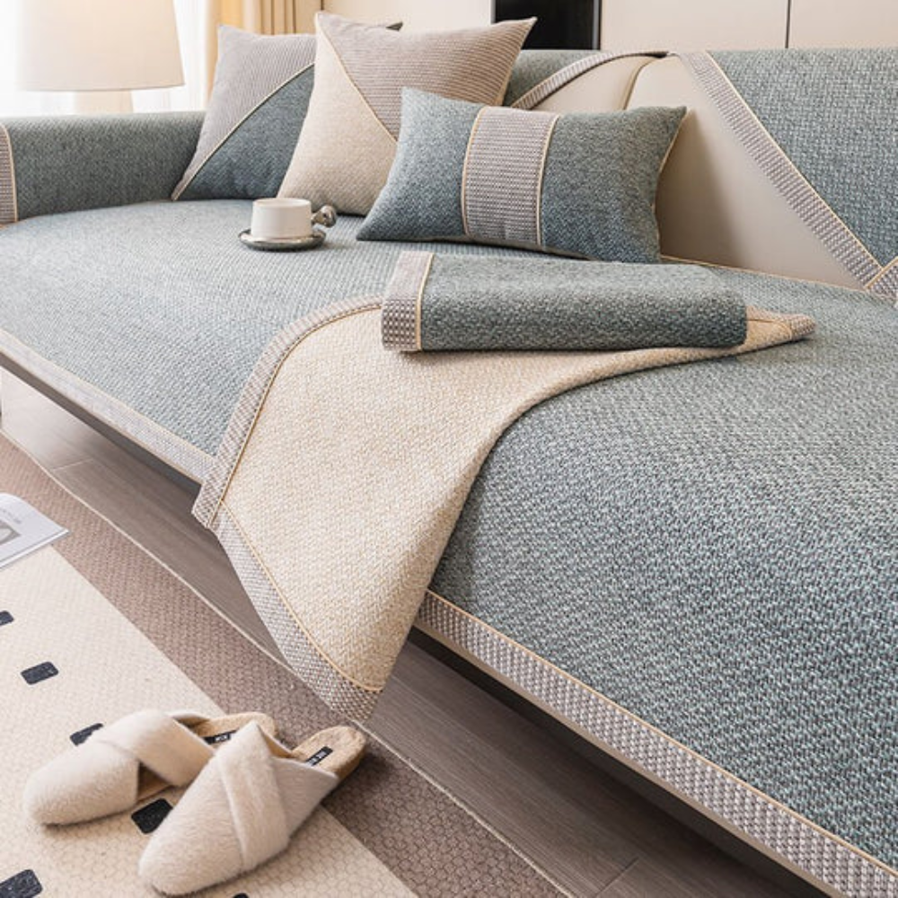 Linen Sofa Slipcover Set