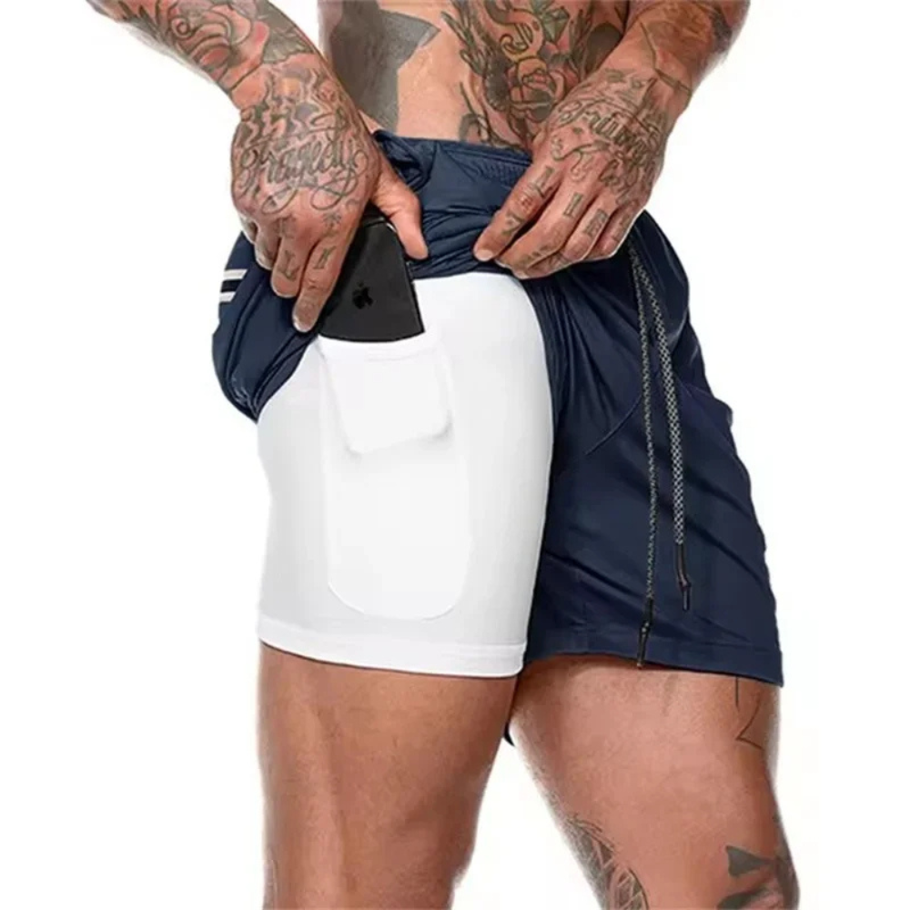Men's Sport Shorts 2-In-1 Performance Comfort