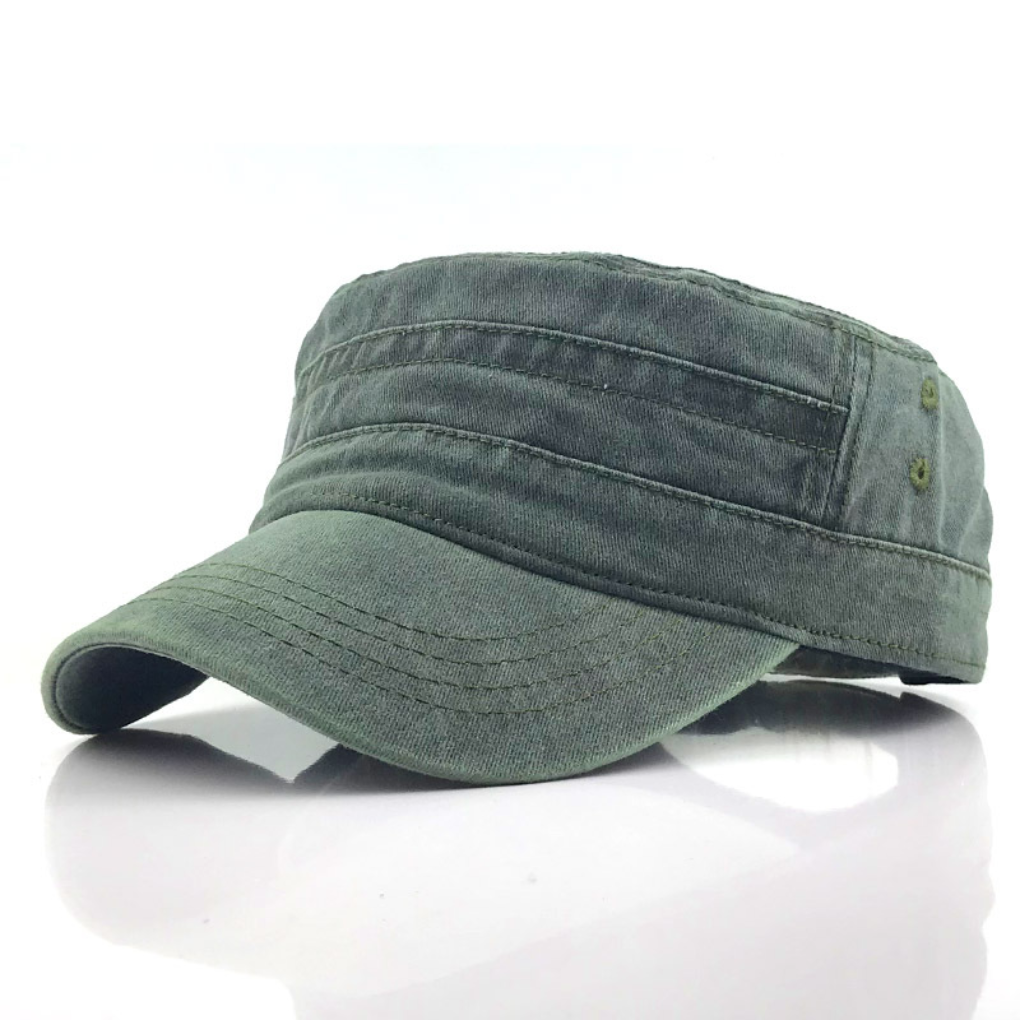 Men's Vintage Military Hat - Fashinoza